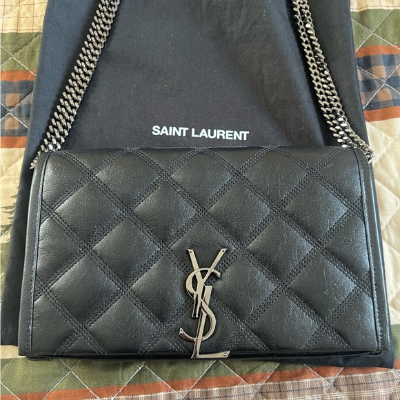 Saint Laurent Leather Becky Bag - Picture 3 of 7